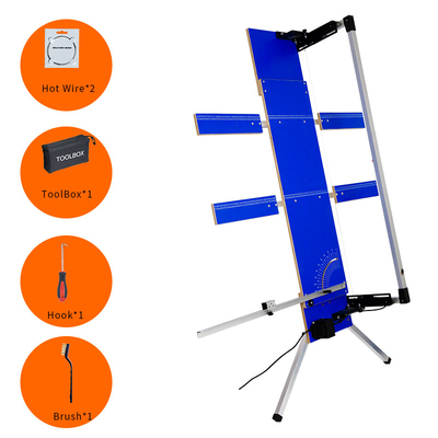 tagliatrice calda blu della schiuma del cavo 200W con il trasformatore della scatola di plastica