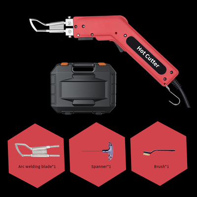 Taglierina calda del tessuto del coltello del tessuto 100W con il micro commutatore elettronico