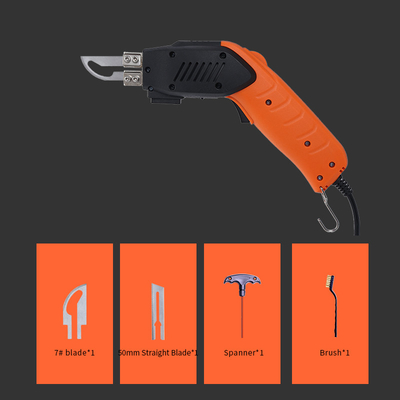 Coltello caldo di raffreddamento a aria 100W della taglierina tenuta in mano della schiuma per il panno del tessuto della fibra chimica