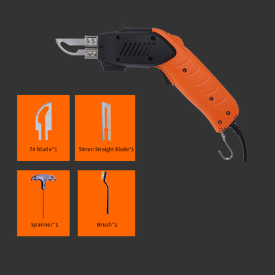Coltello caldo di raffreddamento a aria 100W della taglierina tenuta in mano della schiuma per il panno del tessuto della fibra chimica