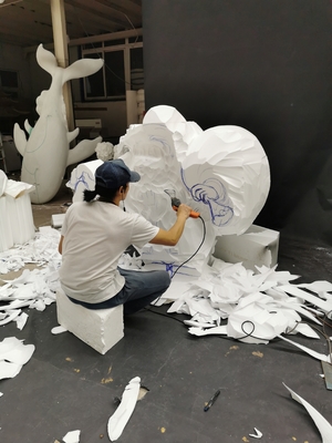 coltello caldo di raffreddamento a aria tenuto in mano 200W per la scultura della schiuma