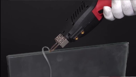 Taglierina calda di raffreddamento a aria tenuto in mano per la colla di vetro della ruspa spianatrice