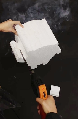 Inserisca la taglierina calda della schiuma del coltello di raffreddamento a aria tenuto in mano elettrico per ENV XPS